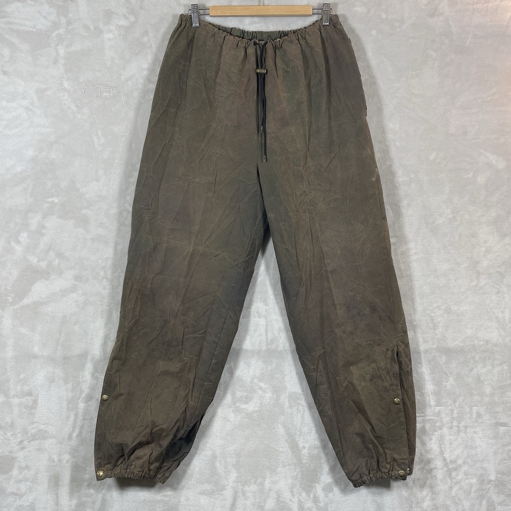 Vintage Filson Foul Weather Rain Tin Cloth Pants Men's Size Mx33 Style 1431